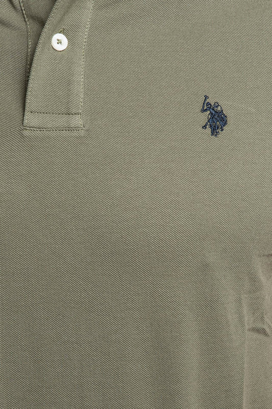 U.S POLO ASSN MAN SILVER & GOLD POLO SHIRT