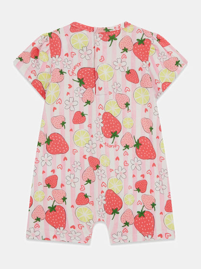 GUESS KIDS MULTIFRUIT PRINT BODYSUIT