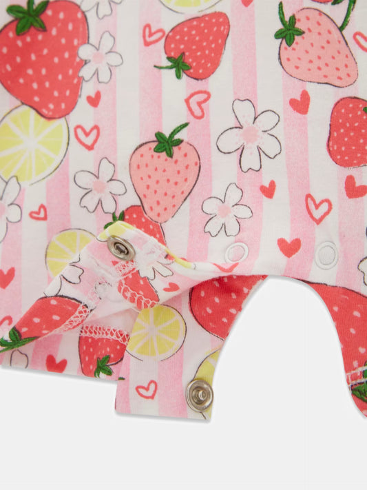 GUESS KIDS MULTIFRUIT PRINT BODYSUIT