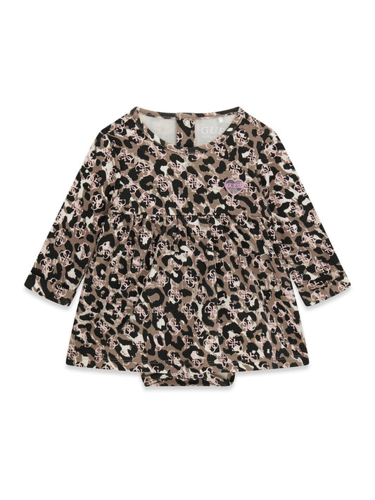 GUESS KIDS INTERLOCK DRESS BODYSUIT