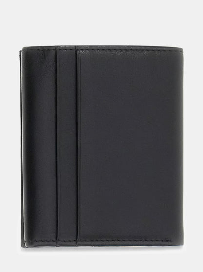 GUESS BERNA GENUINE LEATHER TRIFOLD S WALLET