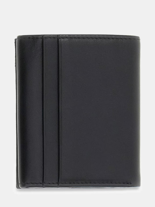 GUESS BERNA GENUINE LEATHER TRIFOLD S WALLET