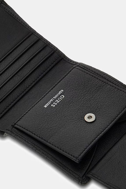 GUESS BOSTON GENUINE LEATHER BIFOLD S WALLET