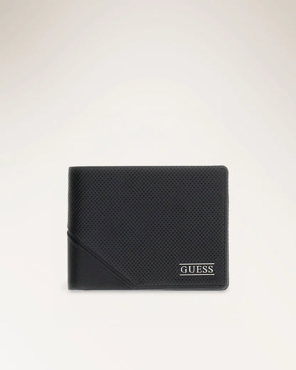 GUESS BOSTON GENUINE LEATHER BIFOLD M WALLET