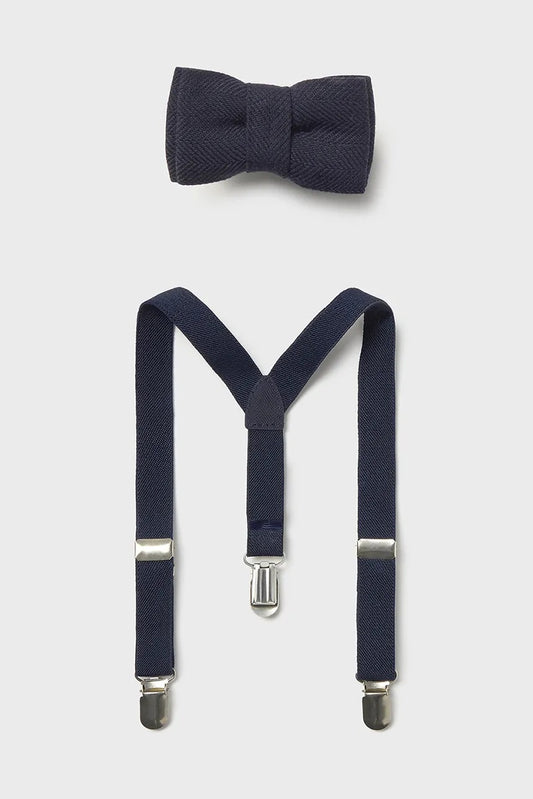 MAYORAL SET BOWTIE & SUSPENDERS