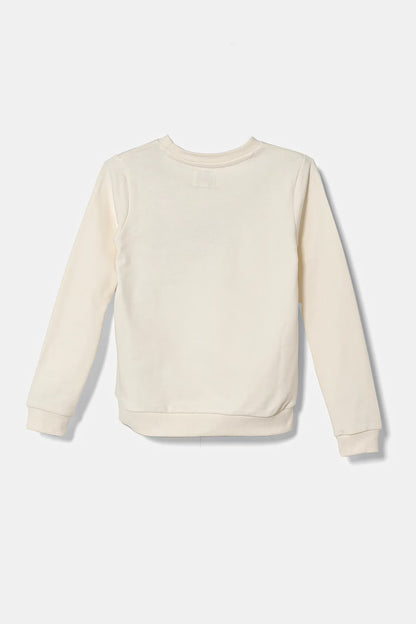 GUESS UNBRUSHED TRIANGLE LOGO FLEECE