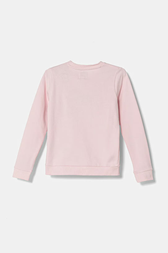 GUESS UNBRUSHED TRIANGLE LOGO FLEECE