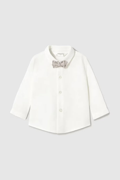 MAYORAL SOFT COTTON SHIRT & BOWTIE