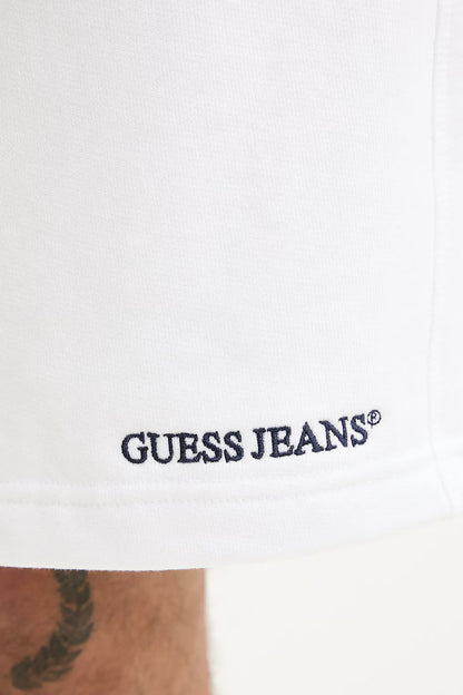 GUESS JEANS EMBROIDERY LOGO COTTON SHORTS