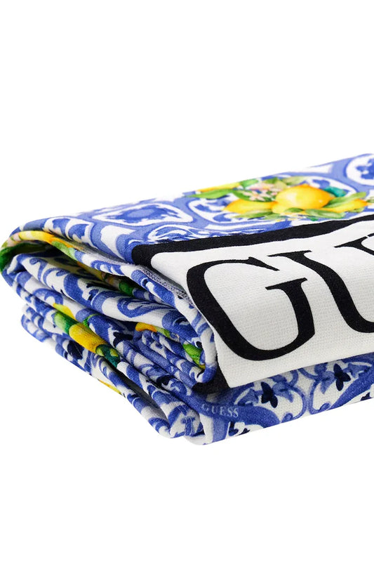 GUESS KIDS ALLOVER PRINT BEACH TOWEL