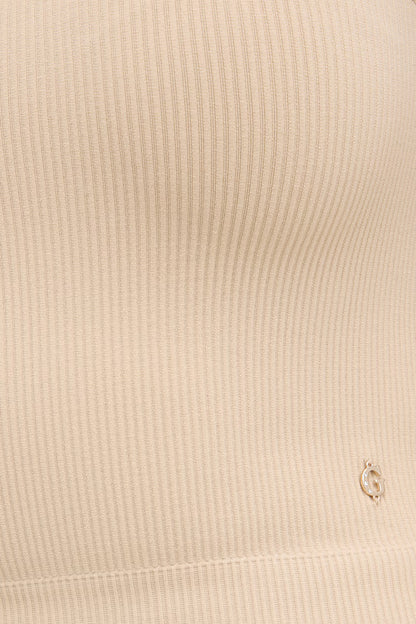 GUESS WOMAN MILLIE SEAMLESS LACE KNIT TOP