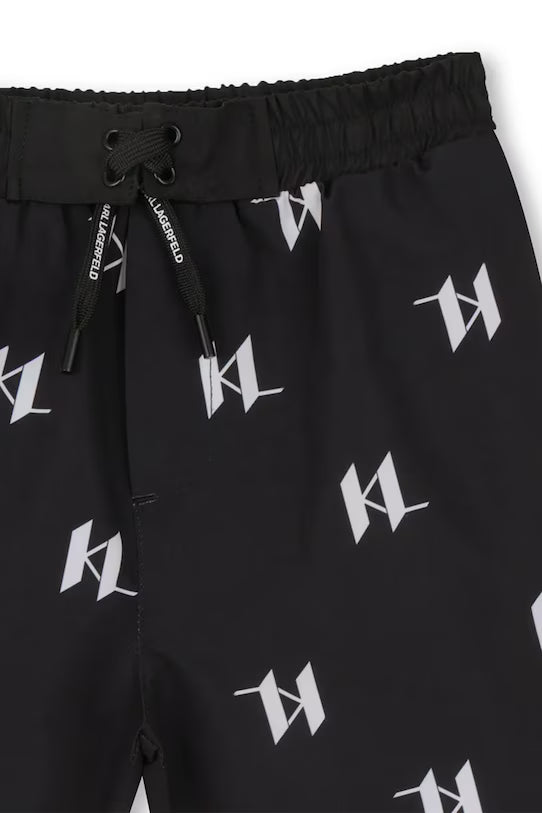 KARL LAGERFELD KIDS  DRAWSTRING SWIM SHORTS