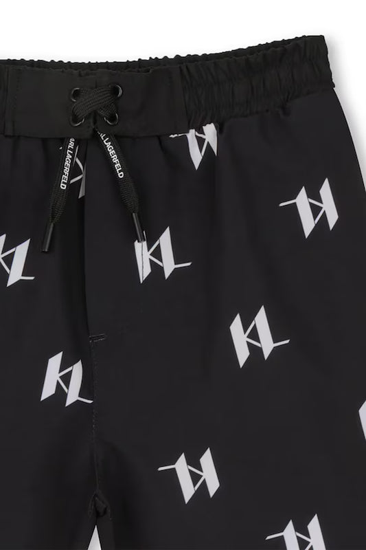 KARL LAGERFELD KIDS  DRAWSTRING SWIM SHORTS