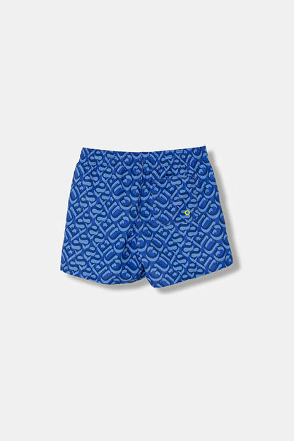 GUESS KIDS ALLOVER PRINT SWIM TRUNK