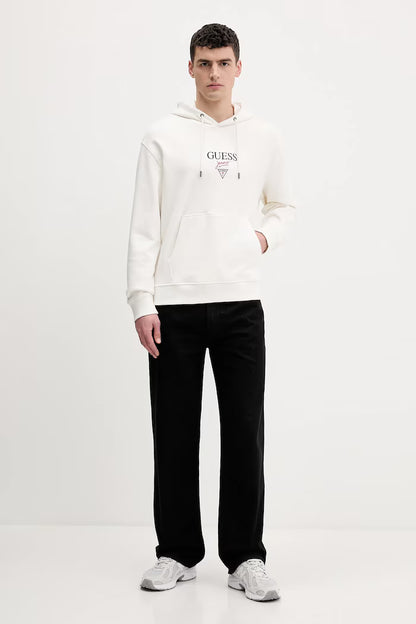 GUESS OVERSIZED BAKER LOGO HOODIE