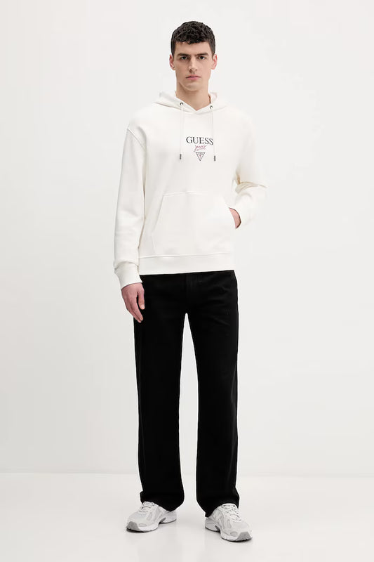 GUESS OVERSIZED BAKER LOGO HOODIE