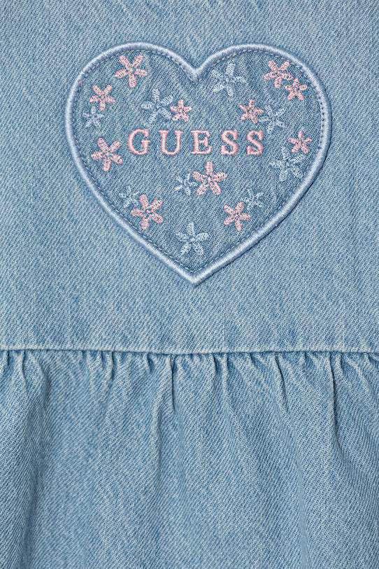 GUESS KIDS SET DENIM ROMPER AND TOP