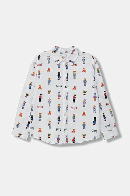 GUESS KIDS REPEAT PATTERN SHIRT