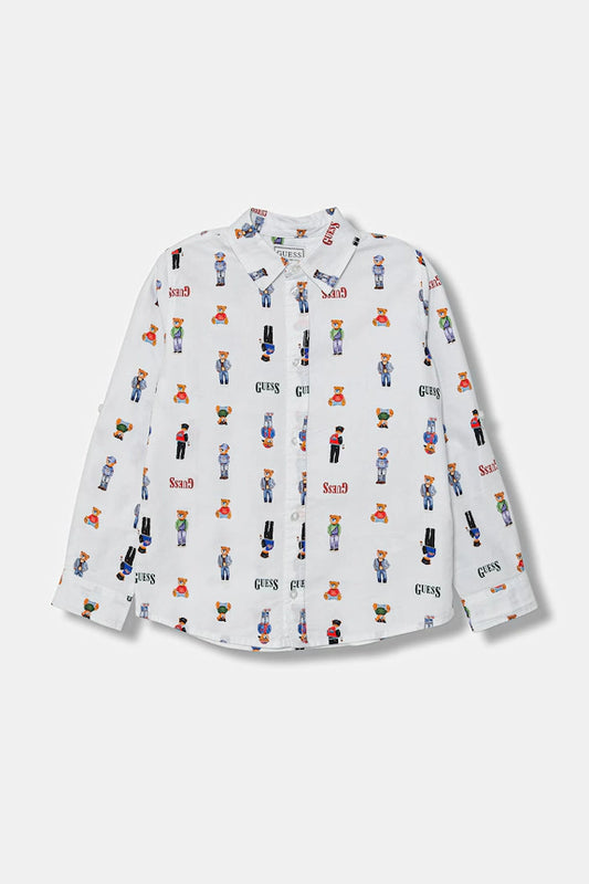 GUESS KIDS REPEAT PATTERN SHIRT