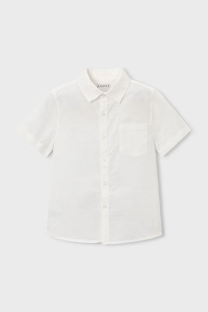 MAYORAL KIDS SHORTSLEEVE COTTON LINEN SHIRT