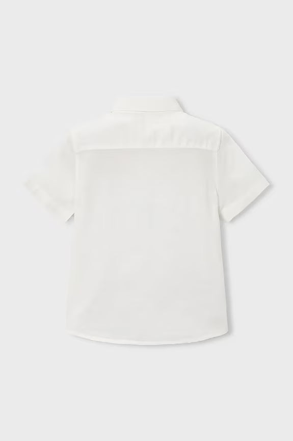 MAYORAL KIDS SHORTSLEEVE COTTON LINEN SHIRT