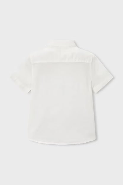 MAYORAL KIDS SHORTSLEEVE COTTON LINEN SHIRT