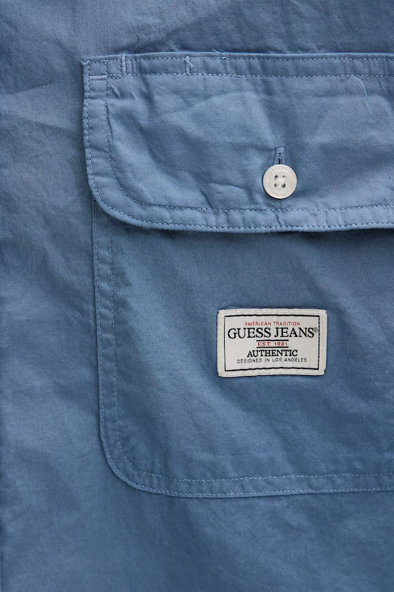 GUESS JEANS BOXI CROPPED POCKET SHIRT