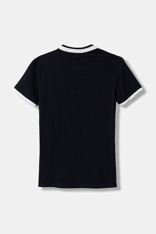 GUESS KIDS TEDDY BEAR LOGO PRINT POLO T SHIRT