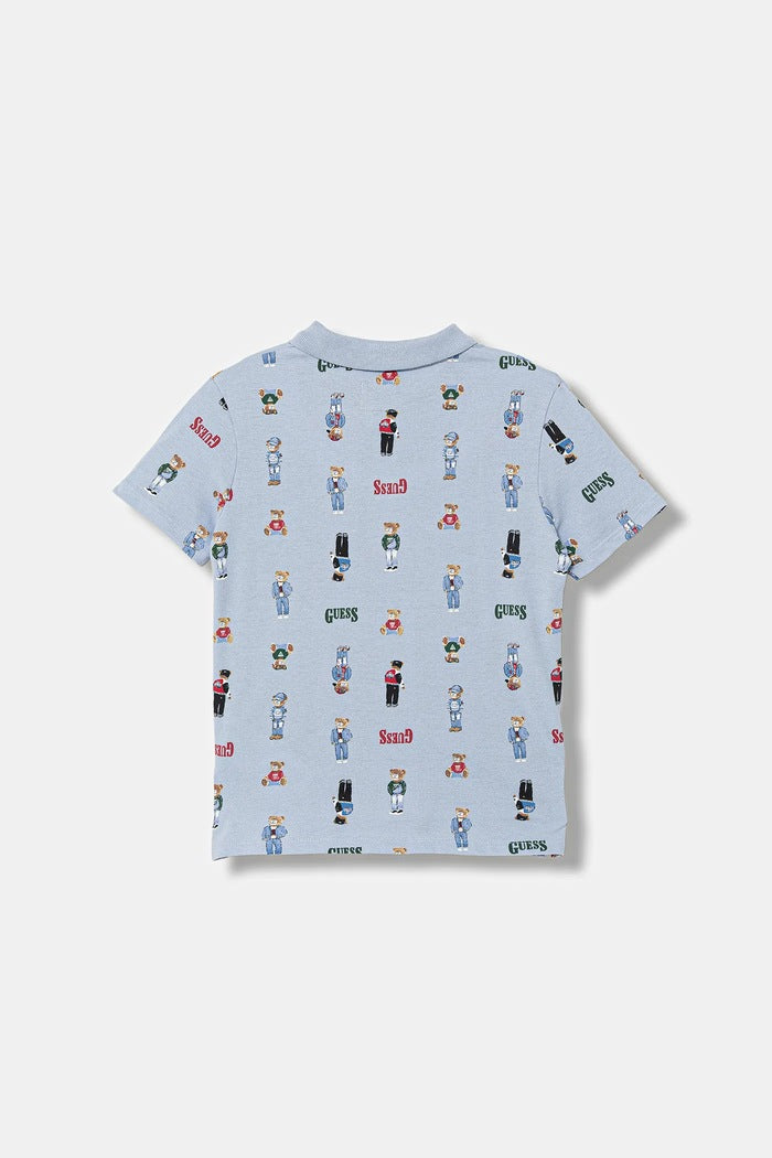 GUESS KIDS MULTILOGO POLO SHIRT