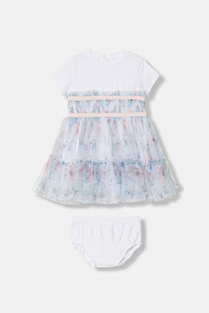 GUESS KIDS FLOWER TULLE DRESS