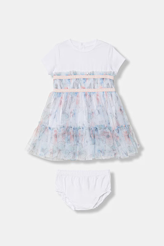 GUESS KIDS FLOWER TULLE DRESS