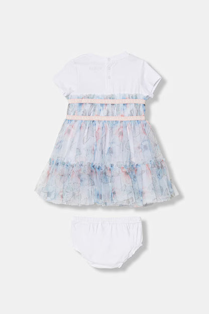 GUESS KIDS FLOWER TULLE DRESS