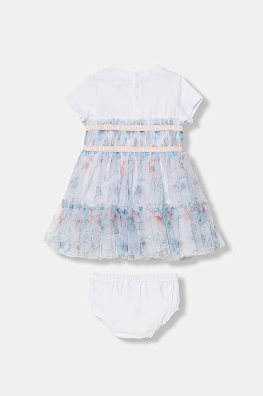 GUESS KIDS FLOWER TULLE DRESS