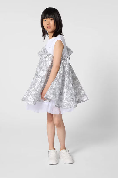KARL LAGERFELD KIDS SEQUIN-EMBELLISHED DRESS