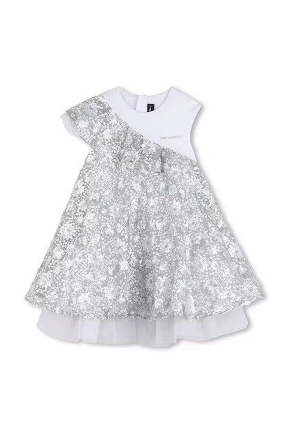 KARL LAGERFELD KIDS SEQUIN-EMBELLISHED DRESS