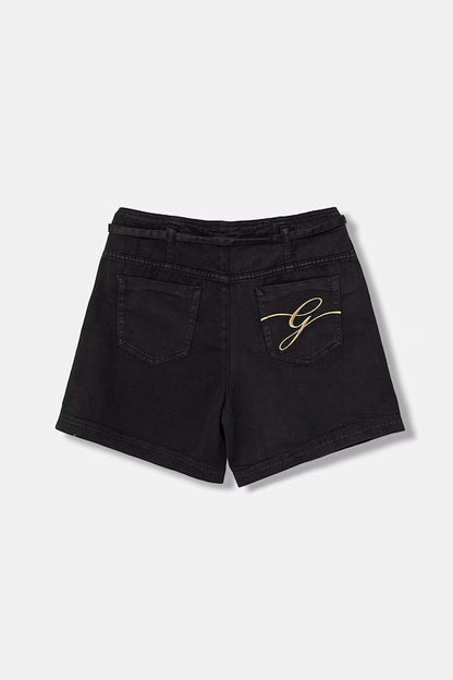 GUESS KIDS GMD RIGID OVERSIZE BULL DENIM SHORTS
