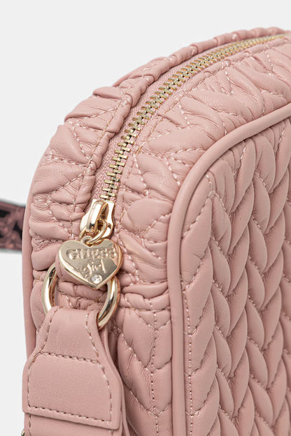 GUESS KIDS QUILTED CAMERA BAG