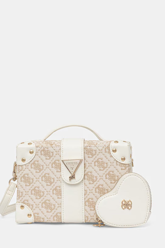 GUESS KIDS JACQUARD LOGO MINI BAG