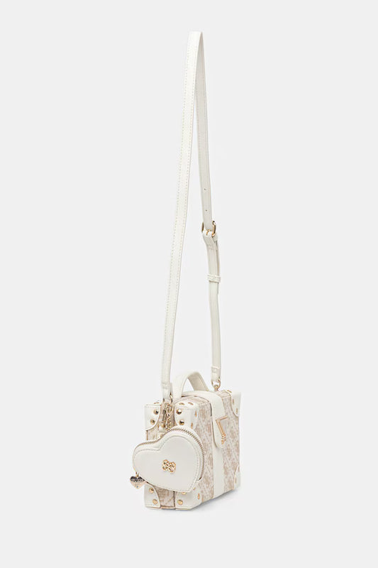 GUESS KIDS JACQUARD LOGO MINI BAG