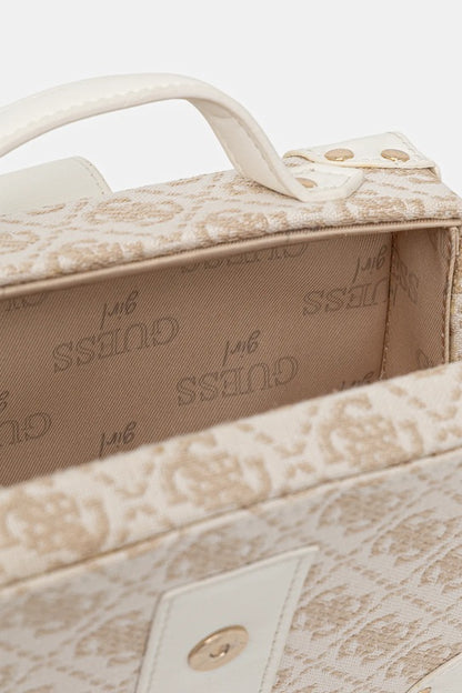 GUESS KIDS JACQUARD LOGO MINI BAG