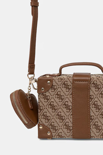 GUESS KIDS JACQUARD LOGO MINI BAG