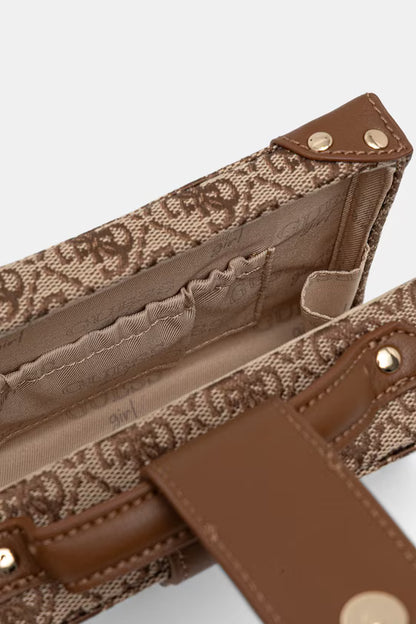 GUESS KIDS JACQUARD LOGO MINI BAG