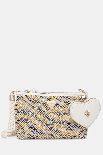GUESS KIDS MINI JACQUARD CROSSBODY BAG