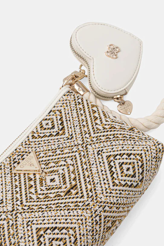 GUESS KIDS MINI JACQUARD CROSSBODY BAG