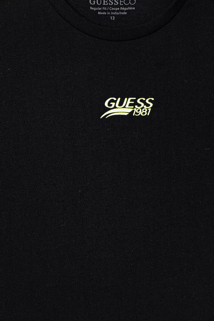 GUESS KIDS LOGO PRINT T SHIRT