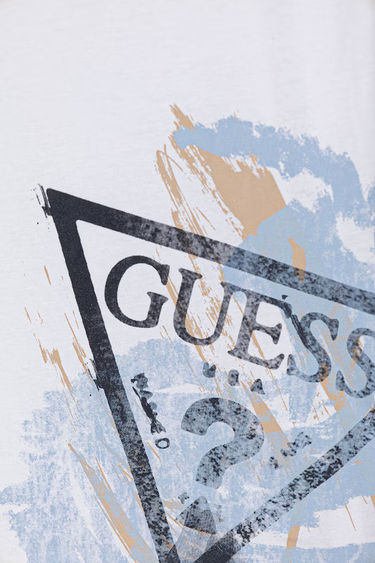 GUESS KIDS TRIANGLE LOGO T SHIRT