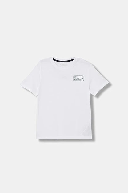 GUESS KIDS LOGO COTTON T SHIRT