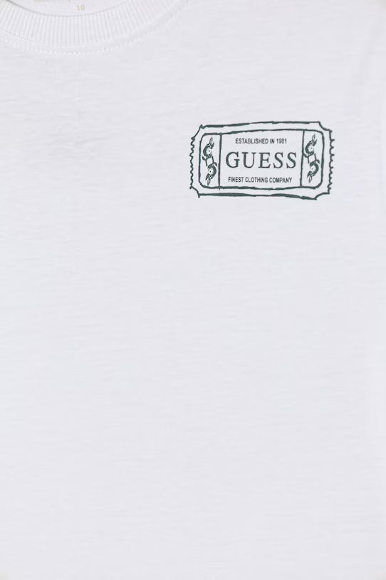 GUESS KIDS LOGO COTTON T SHIRT