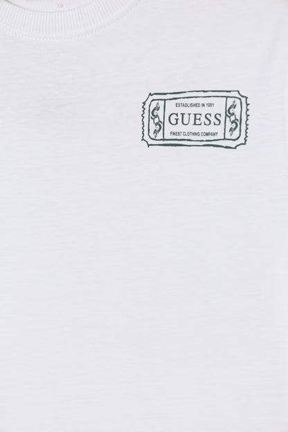 GUESS KIDS LOGO COTTON T SHIRT