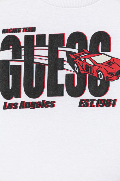 GUESS KIDS CAR LOGO T SHIRT